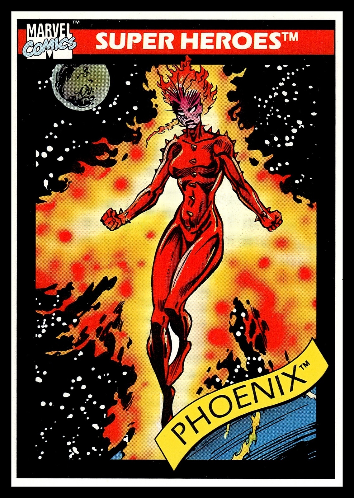 1990 Impel Marvel Universe Super Heroes Phoenix #11