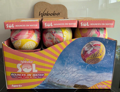 Waboba Hüpfball auf dem Wasser Boden Zufällige Farben - NEU - OVP - UNGEÖFFNET