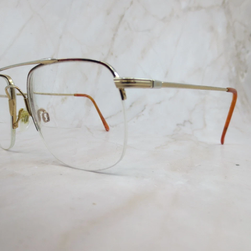 Marco de gafas Flexon Marchon unisex estilo aviador habana borde completo 55-17-140 Foto 2 de 4