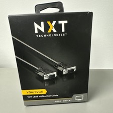 NXT VGA/SVGA Cable 10 ft Black