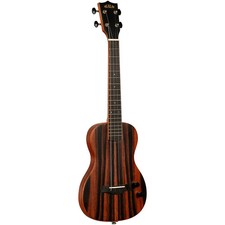 Kala Solid Body Striped Ebony Tenor Acoustic-Electric Ukulele Natural