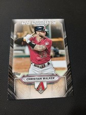 2021 Topps #DHD-15 Christian Walker DH Debuts Black #/299