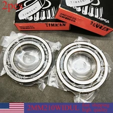 2X Super Precision Bearing Set For 2MM210WIDUL Timken Fafnir 2MM210WI DUL