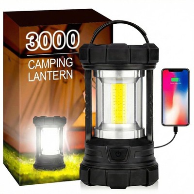 elesall Camping Lantern, 3000LM LED Rechargeable Battery Operated Lantern, 5 ...