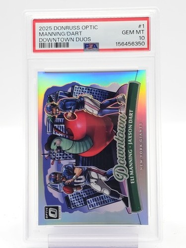 2025 Donruss Optic Jaxson Dart Base (PSA 10)