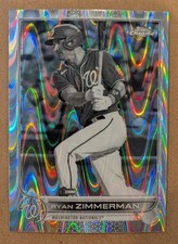 2022 Topps Chrome - Ryan Zimmerman #108 Sepia Refractor Washington Nationals