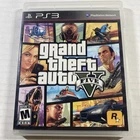 Grand Theft Auto V (PlayStation 3, PS3, 2013) Complete w/ Manual and Map- Tested