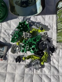 LOT Set 15 Lego Bionicle Figures W/original Cannisters & Instructions. As Is.