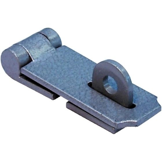 Hasp & Staple Battleship Grey - 180mm x 50mm
