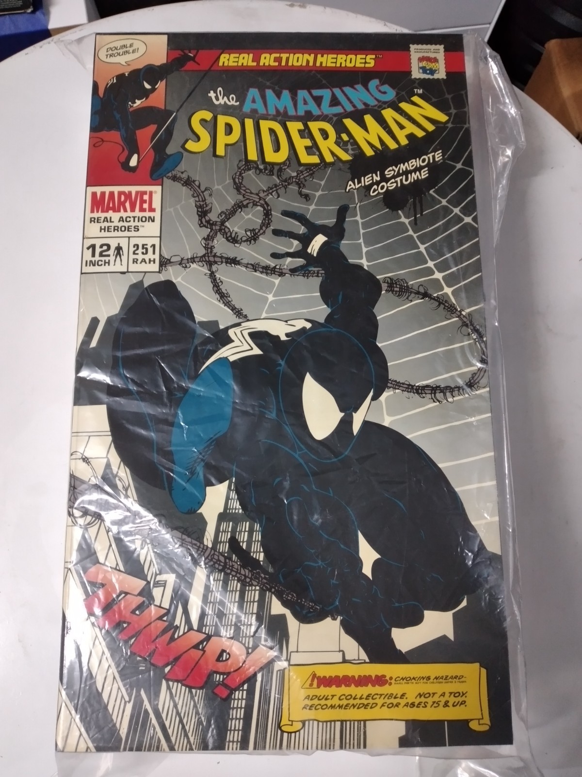MEDICOM RAH Real Action Heroes Amazing Spider-Man Alien Symbiote Figure MISB NEW