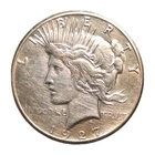 Nice Details 1927 Peace Silver Dollar Tougher Date XF Harshly Cleaned 90% Silver