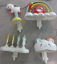 Lot of 4 Skip Hop Replacement Toys for Silver lining Cloud Baby Activity Center