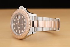 ROLEX YACHT-MASTER 126621 40MM CHOCOLATE 18K ROSE GOLD STEEL OYSTER WATCH 4