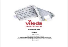 Vileda Proffesional r-Microlite Max Mop Heads Pack Of 4