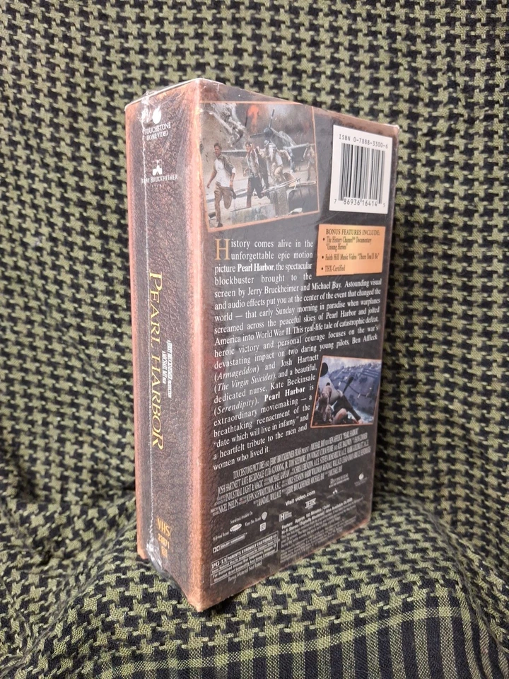 Pearl Harbor (2-Tape Set, VHS, 2001, Widescreen) Brand New Sealed w/ Watermarks - Image 2 of 3