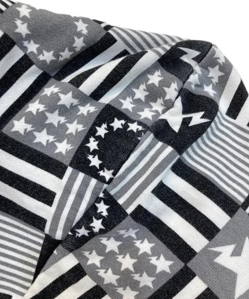 A BATHING APE (BAPE) Felpa con cappuccio e zip modello Ape AllOver usata