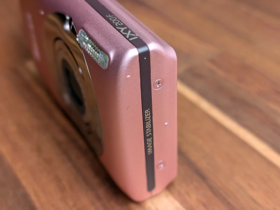 N MINT Canon IXY 200F Power Shot SD1300 IS DIGITAL ELPH IXUS 105 Japan pink Used - Image 4 of 4