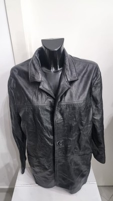 Wake Damen Jacke Mantel Leder schwarz Gr. L cod. AN192