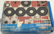 Vtg Fischer Technik Add-on Pack 200/1 West Germany Incomplete Spare Parts Kit