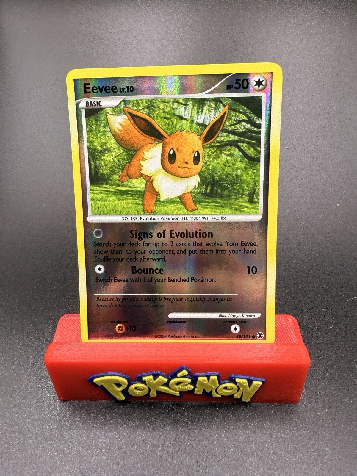 Eevee 59/111 Rising Rivals Reverse Holo NM