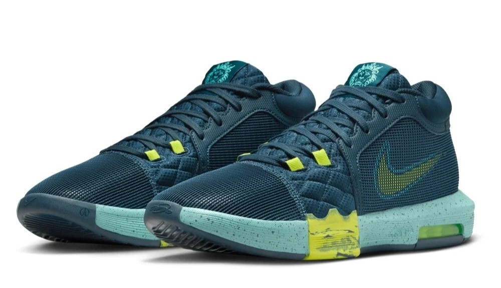 Size 10 - Nike LeBron Witness 8 Armory Navy Green Frost for  display picture 3