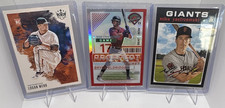 Panini 2023 Giants Logan Webb RC Eldridge /199 Ticket Yastrzemski 3 Card Lot