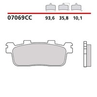 Brembo Hinteres BREMSBELAGE-KIT FUR Kymco Xciting I 300 08-11