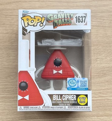 Funko Pop Gravity Falls Bill Cipher GITD #1637 + Free Protector