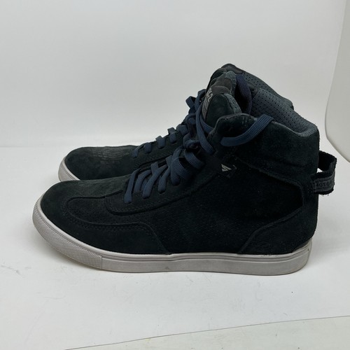 SHIMA SX-2 EVO Motorcycle Shoes Women’s Sz EU 41 US 9.5 Navy Blue Black Suede - Bild 11 von 20