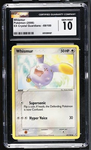 Whismur graded CGC 10 for sale on eBay