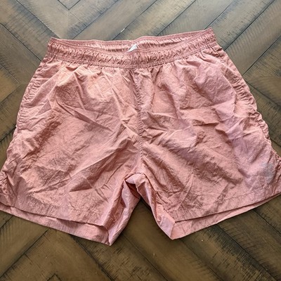 Onia Charles Swim Trunks Men's Size Large Salmon 5 Inch Inseam