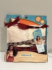 Disney Moana 2 Girls Adventure Outfit Costume Set 4-6X Polyester Fringe