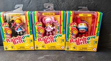 3 New Rainbow Brite Holiday Christmas Collection Figures 40th CheeBee TLS Toys
