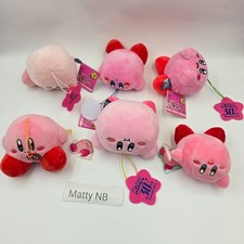 Kirby Plush Set of 6 5 with tags and 1 with No Tag