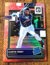 2022 Panini Donruss Optic Rated Red Dragon Prizm /99 Curtis Terry #86 Rookie RC