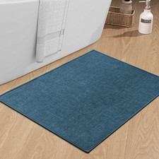 Chakme 36x24 Ultra Thin Non-Slip Bath Mat Large Quick Dry Absorbent Bathroom Rug