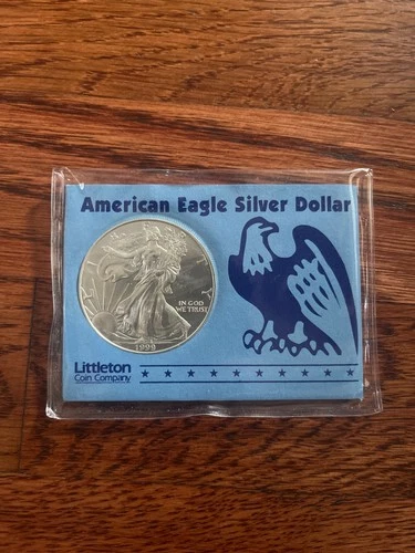 American Eagle silver dollar 1999 uncirculated Littleton