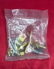 HVAC/Plumbing Brass Self-Tapping Saddle Valve & Line Connection Kit - NEW In Bag