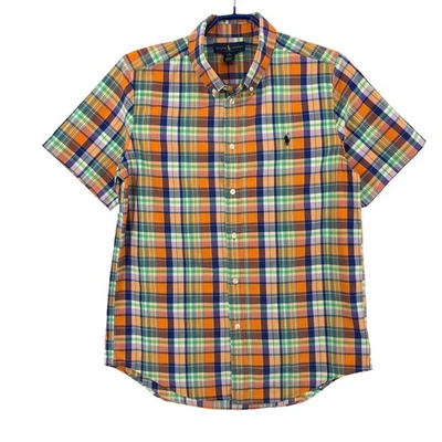 Ralph Lauren Kinder Jungen Kurzärmelig Freizeit Formelle Hemd Größe XL (18-20) - Bild 1 von 4
