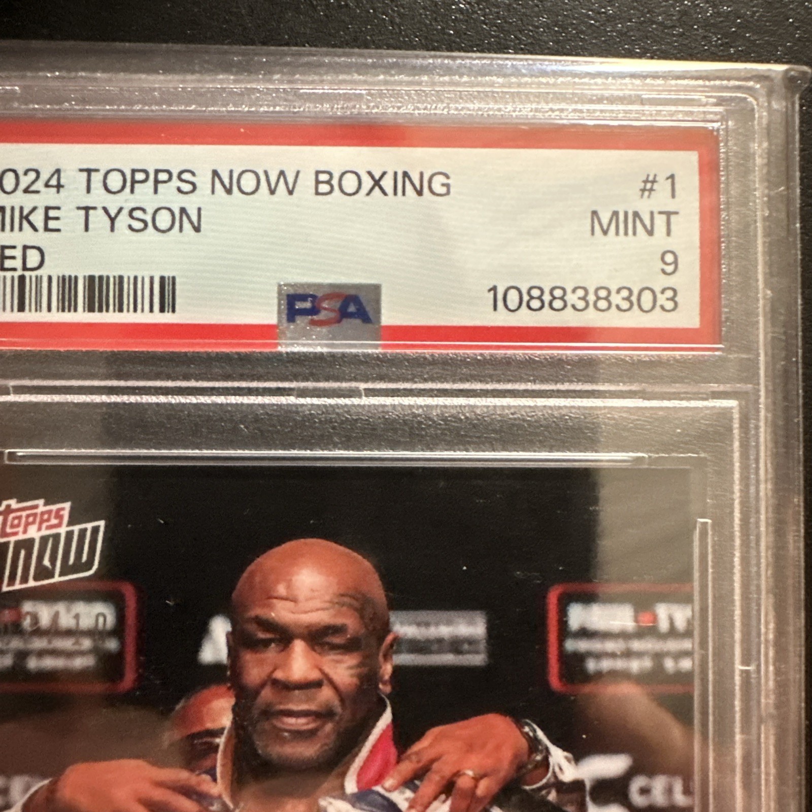 Topps Now 3 Card Set Mike Tyson V Jake Paul Graded PSA 10/10/9 #’d 49/99, 02/10 view 4