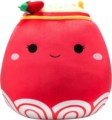 Squishmallows 16 Zoll Odion rote Feuernudeln - großes offizielles Kellytoy Plüschtier