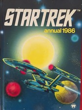 Vintage Star Trek Annual 1986 - Based On The Popular TV Series - Ex Shop Stock