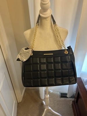 Navy New MKF Collection Mabel Quilted Handbag