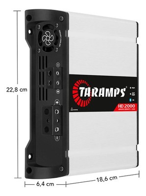 Taramps HD2000 - 1 Ohms / Digital Amplifier 2000 Watts Rms 1