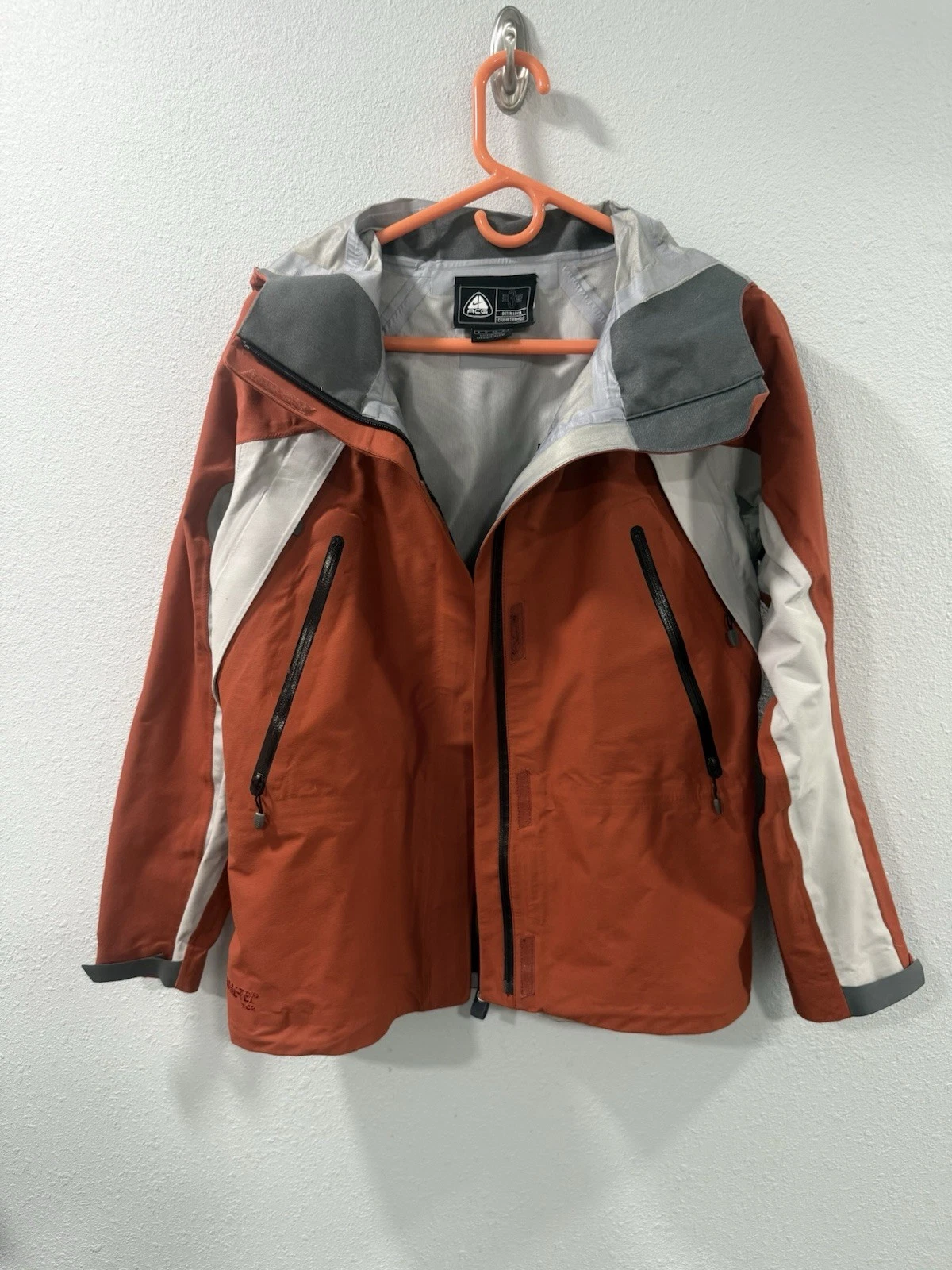 Vintage NIKE ACG Red/Gray Gore-Tex Storm jacket Size Small Ski Snow Gear