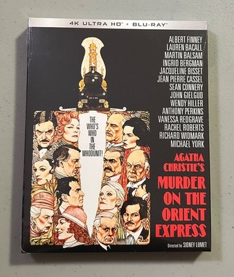 Murder on the Orient Express New 4K UHD - NO Blu-ray - NEW PLS READ!!!