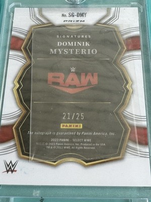 WWE Panini Select 2023 Dominik Mysterio Auto Tie-Dye /25 AUTO