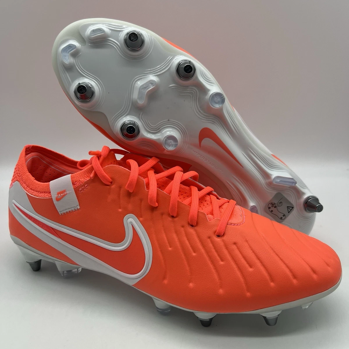 Men\'s Sz 9.5 - Nike Tiempo Legend 10 Elite Orange SG Pro AC Anti Clog HF4373-800 Nike Tiempo Legend 10 Elite SG Anti-Clog main image 3