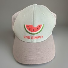 Patagonia Kids Live Simply Watermelon Trucker Hat Youth Snapback Cap