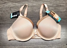 Vanity Fair Bra 34C Illumination Front Close Convertible Underwire Beige NWT
